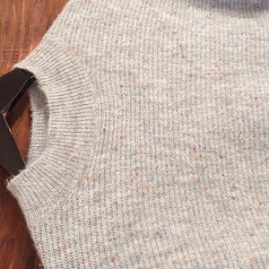 Retrology | Crew Neck Rainbow Speckled Knit Sweater Size S